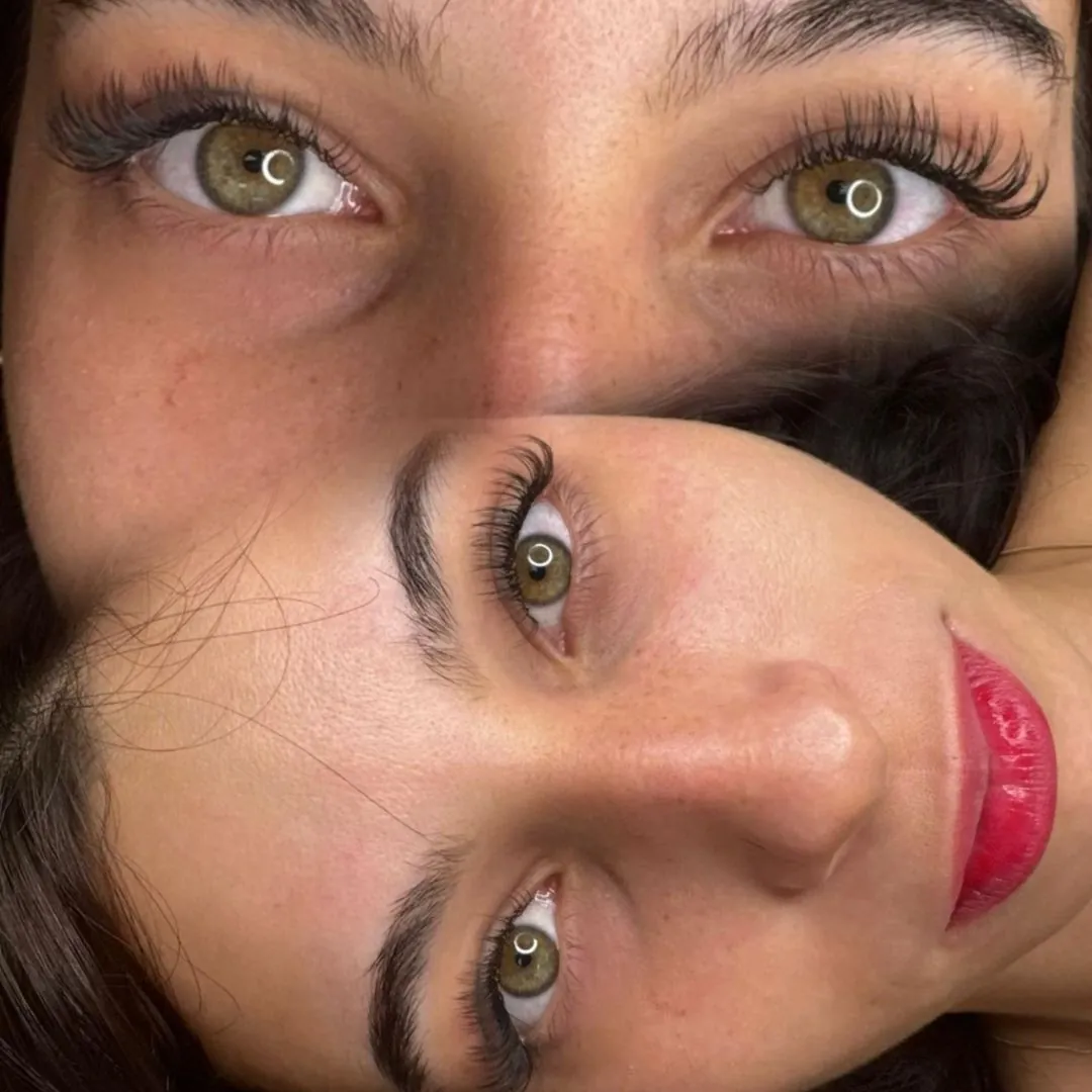 Trabajo de pestañas y cejas en Nava Eyelashes, Lake Nona, Orlando